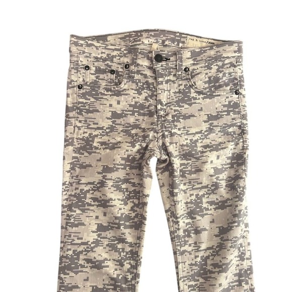 Rag Bone Jean Women's Size 26 Digital Camouflage Skinny Jeans Pants - Picture 2 of 11